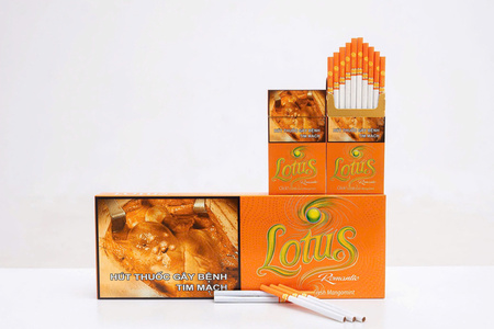Thuốc lá bao Lotus Romantic Mango SSlim 