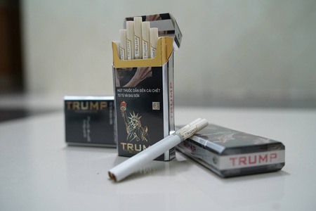 Thuốc lá bao Trump Gold Demi Slim 
