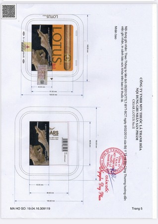 Cigar Lotus N0.II Hộp sắt 10 điếu 