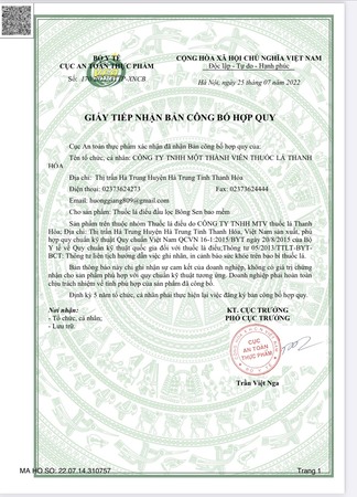 Thuốc lá điếu đầu lọc Bông Sen Bao mềm