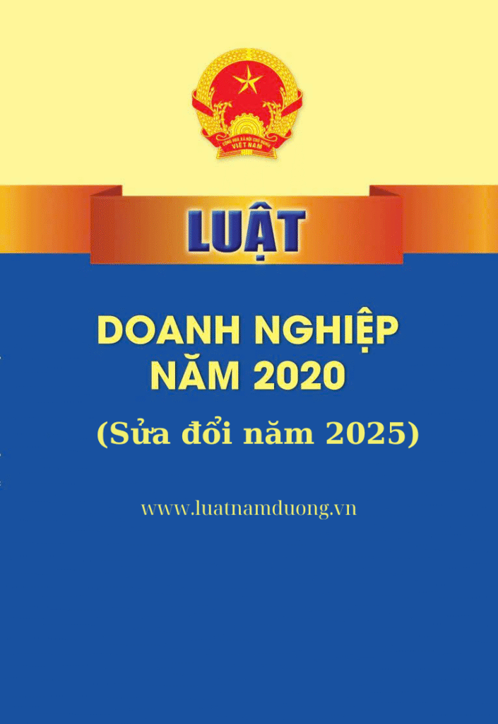 BẢNG SO SÁNH  GIỮA LUẬT DOANH NGHIỆP 2020 & LUẬT DOANH NGHIỆP SỬA ĐỔI 2025 - phần 1